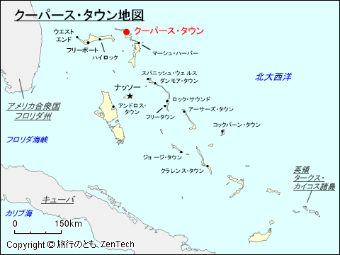 クーパース・タウン地図