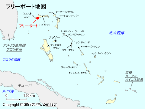 フリーポート地図