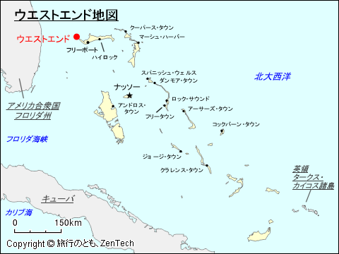 ウエストエンド地図