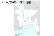 バングラデシュ河川地図