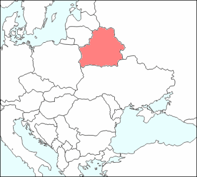 東ヨーロッパにおけるベラルーシの位置