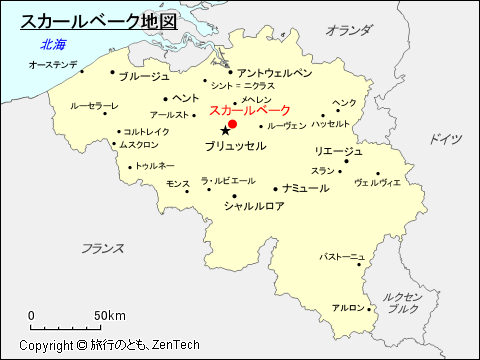 スカールベーク地図