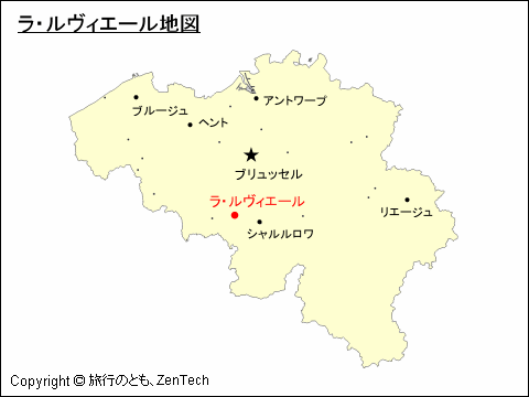 ラ・ルヴィエール地図
