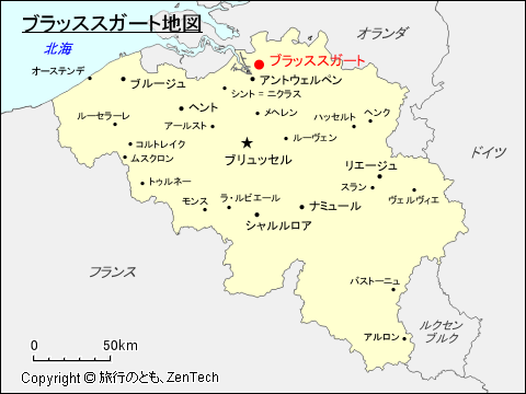 ブラッススガート地図