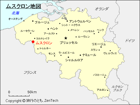 ムスクロン地図