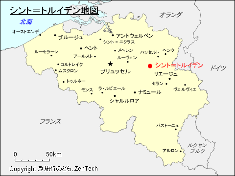 シント=トルイデン地図