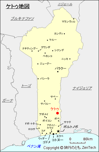 ケトゥ地図