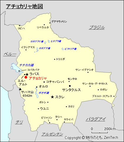 アチョカリャ地図