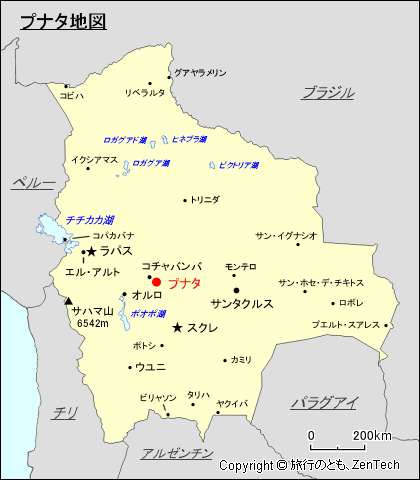 プナタ地図