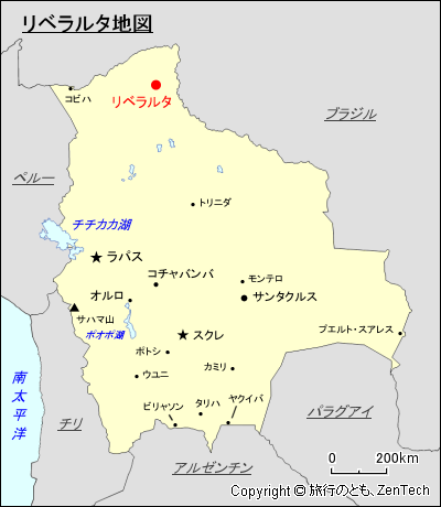 リベラルタ地図