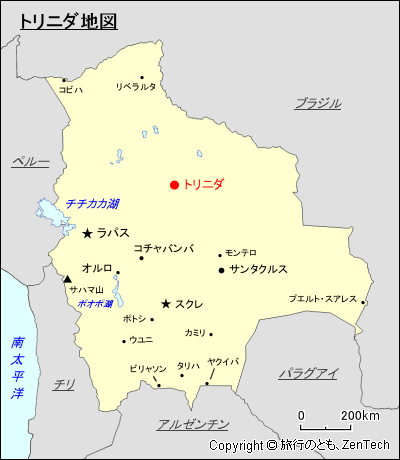 トリニダ地図
