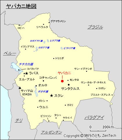 ヤパカニ地図
