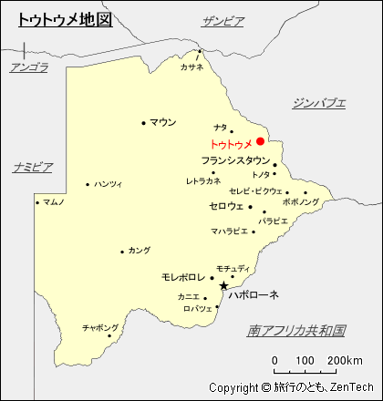 トゥトゥメ地図