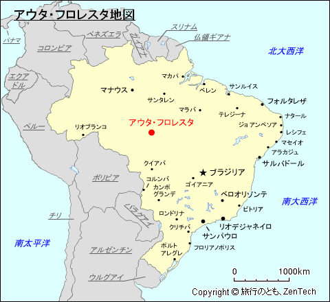 アウタ・フロレスタ地図