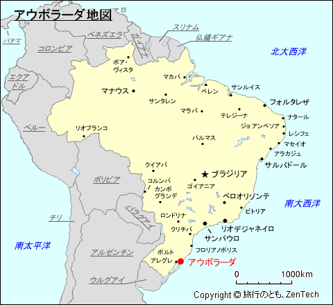 アウボラーダ地図