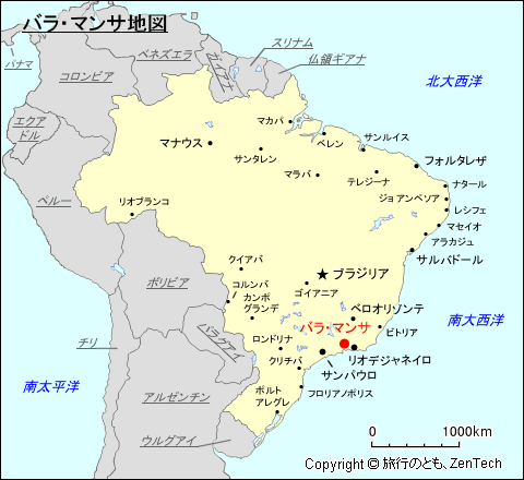 バラ・マンサ地図
