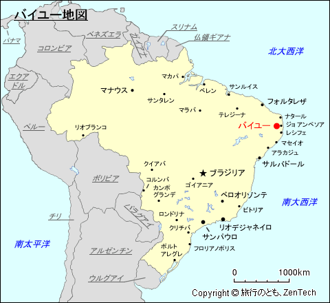 バイユー地図