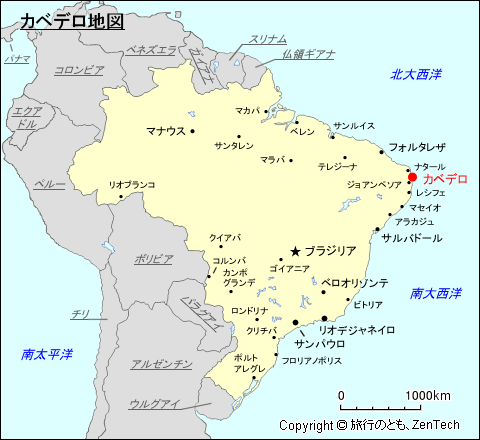 カベデロ地図
