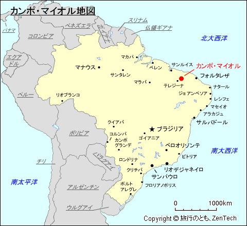 カンポ・マイオル地図