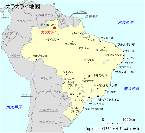 カラカライ地図