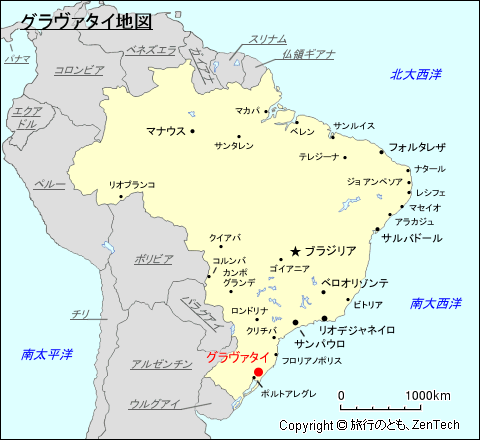 グラヴァタイ地図