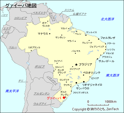 グァイーバ地図