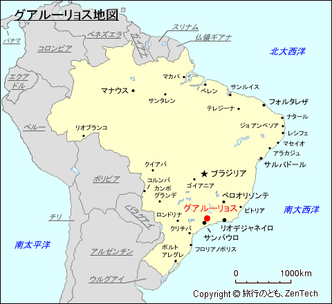 グアルーリョス地図
