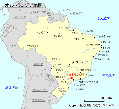 オルトランジア地図