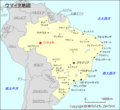 ウマイタ地図