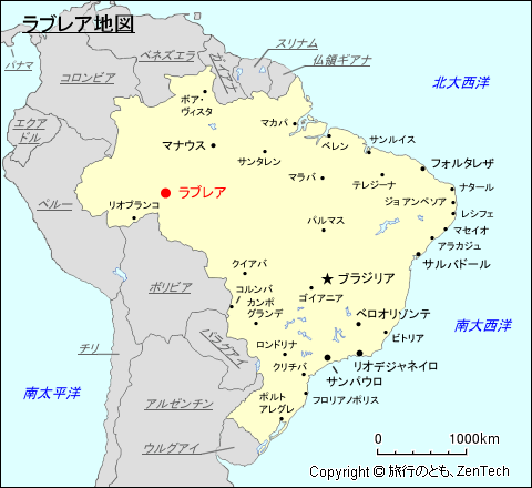 ラブレア地図