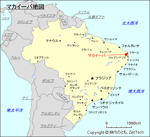 マカイーバ地図