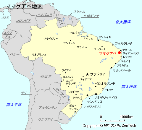 ママグアペ地図