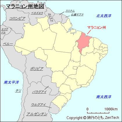 マラニョン州地図