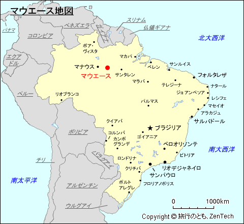 マウエース地図