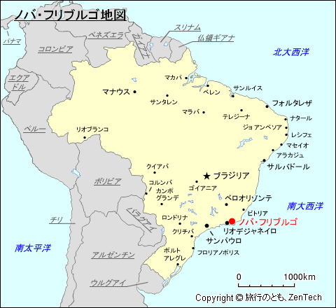 ノバ・フリブルゴ地図