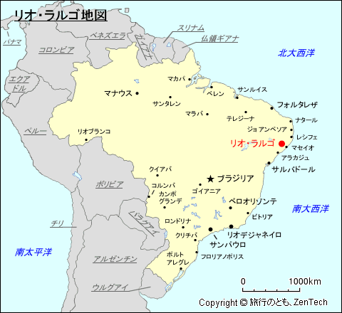 リオ・ラルゴ地図