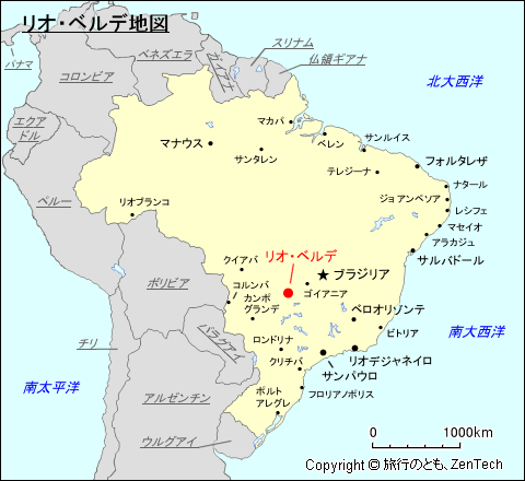 リオ・ベルデ地図