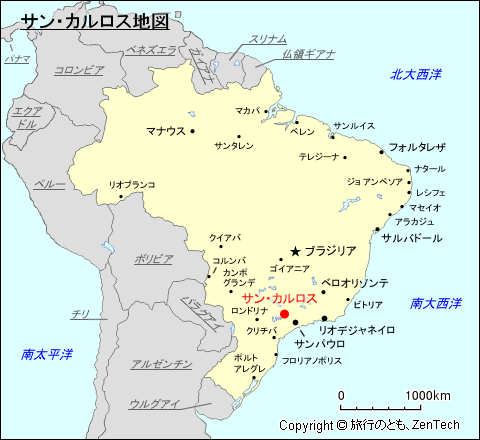 サン・カルロス地図