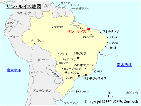 サン・ルイス地図