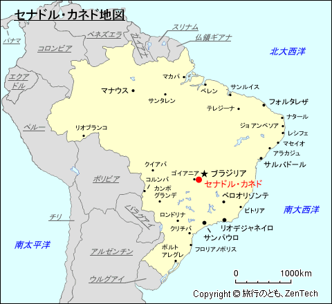 セナドル・カネド地図
