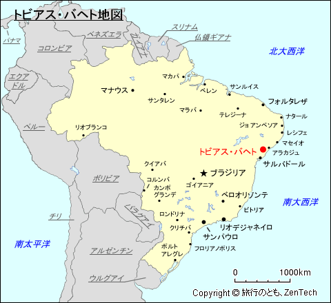 トビアス・バヘト地図