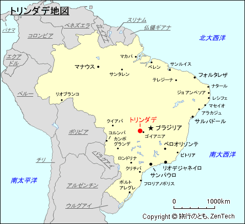 トリンダデ地図