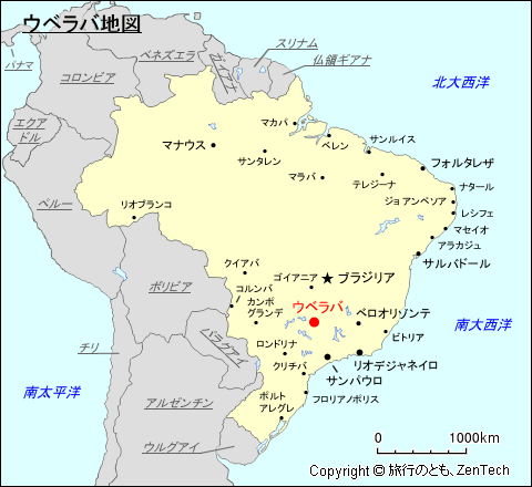 ウベラバ地図
