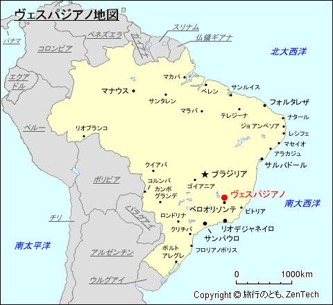 ヴェスパジアノ地図