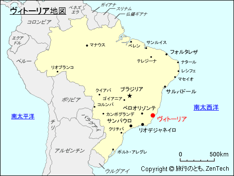 ヴィトーリア地図