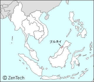 東南アジアにおけるブルネイの位置