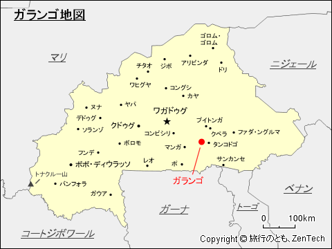 ガランゴ地図