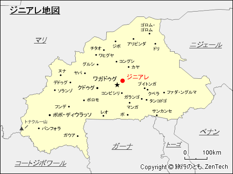 ジニアレ地図