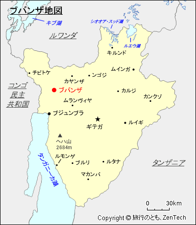 ブバンザ地図