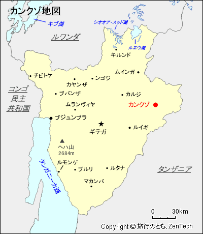 カンクゾ地図